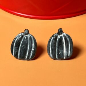 Black Pumpkin Earrings