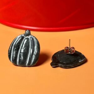 Black Pumpkin Earrings