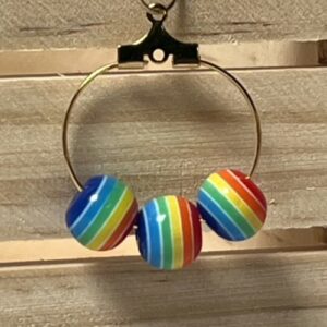 Pride Triple Rainbow Earrings