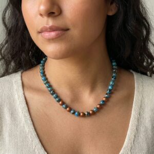 Turquoise and Copper Necklace