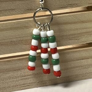 Triple Dangle Holiday Earrings