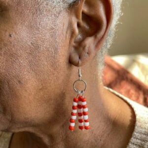Holiday Candy Cane Earrings