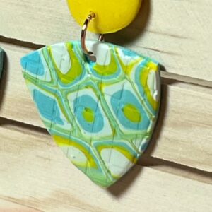 Spring Hues Clay Earrings