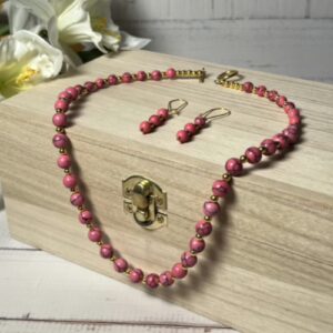 Pink Turquoise Jewelry Sets
