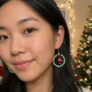 Merry Christmas Ornament Earrings
