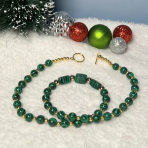 Elegant Green Malachite Necklaces