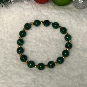 Elegant Green Malachite Bracelets