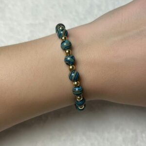 Turquoise Agate Beaded Bracelets