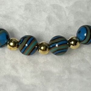 Turquoise Agate Beaded Bracelets