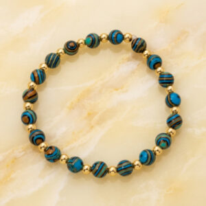 Turquoise Agate Beaded Bracelets