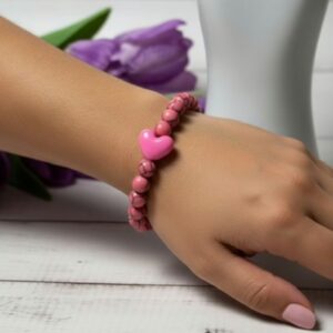 Heart Pink Turquoise Bracelets