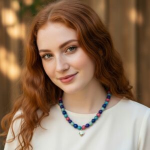 Spring Hues Heart Necklaces