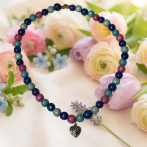 Spring Hues Heart Necklaces
