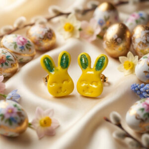 Spring Bunnies Stud Earrings
