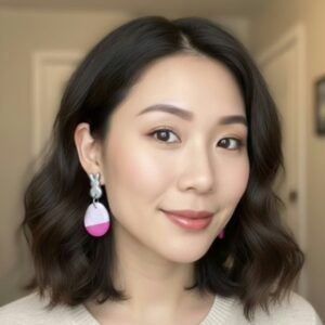 Silver Bunnies Drop Earrings