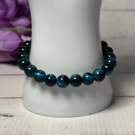 Blue Tiger Eye Bracelet