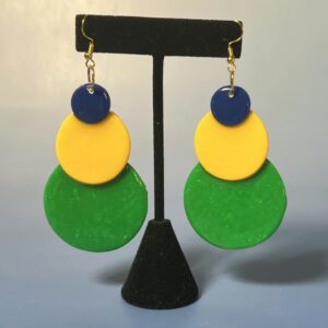 Discs of Color Earrings