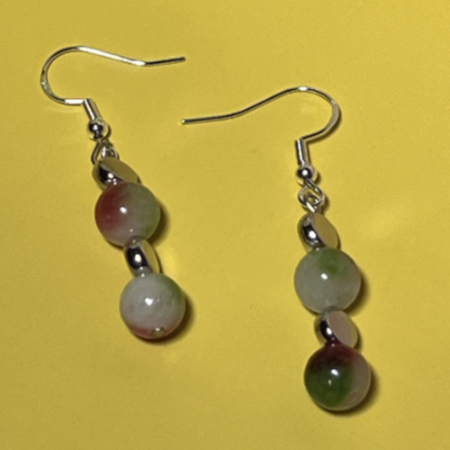 Watermelon Tourmaline Earrings