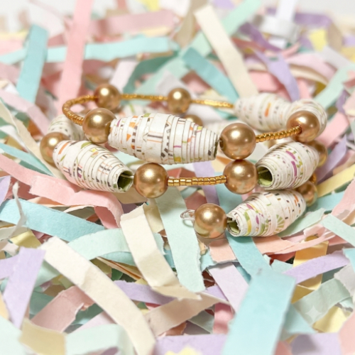 Winter Hues Beaded Bracelet