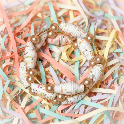 Winter Hues Beaded Bracelet