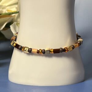 Sienna Gold Beaded Bracelets