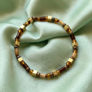 Sienna Gold Beaded Bracelets