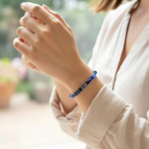 Deep Blue Beaded Bracelets