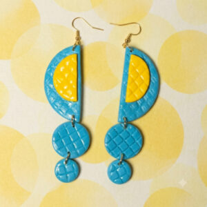 Half Moon Dangle Earrings