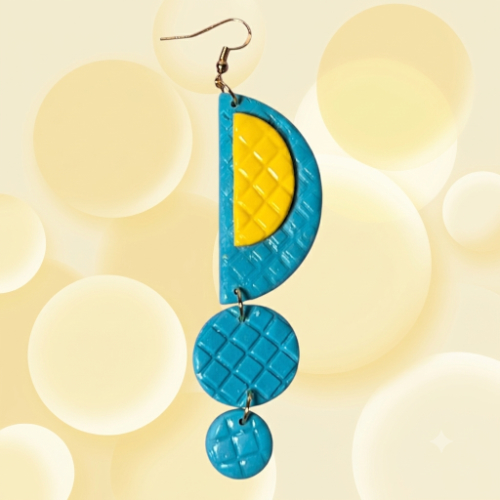Half Moon Dangle Earrings