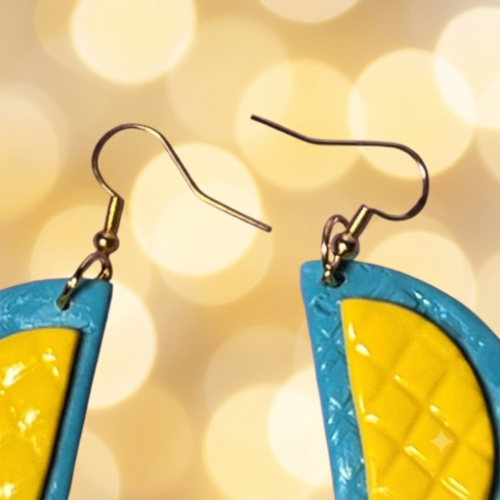 Half Moon Dangle Earrings