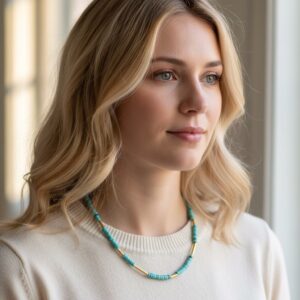 Turquoise Elegance Beaded Necklaces