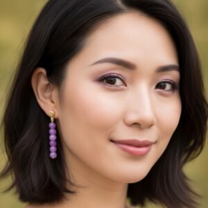 Elegant Lavender Amethyst Earrings