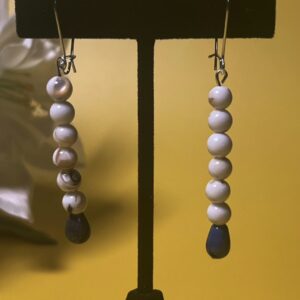 Turquoise Blue Teardrop Earrings