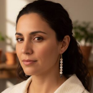 Turquoise Blue Teardrop Earrings