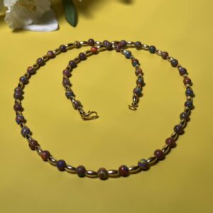 Lake Blue Bead Necklaces