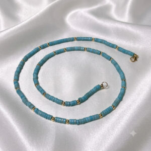 Casual Turquoise Beaded Necklaces