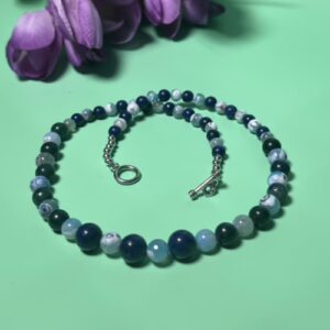 Lapis and Dragon Necklaces