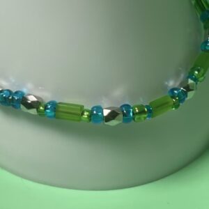 Green Blue Beaded Bracelets