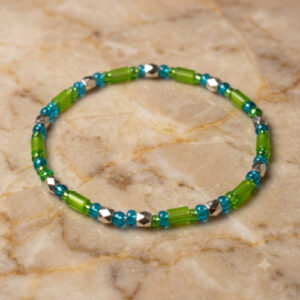Green Blue Beaded Bracelets