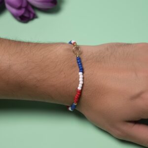 Patriotic Seed Bead Bracelets