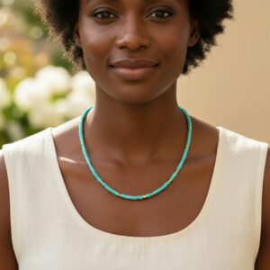 Dainty Turquoise Bead Necklaces