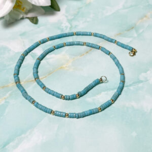 Dainty Turquoise Bead Necklaces