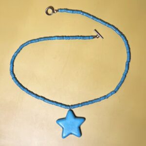 Blue Turquoise Star Necklaces