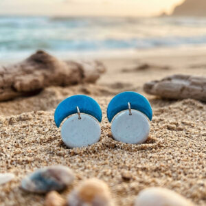 Ocean Hues Stud Earrings