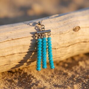 Turquoise Chandelier Dangle Earrings