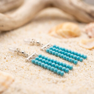 Turquoise Chandelier Dangle Earrings