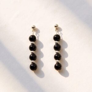 Elegant Black Onyx Earrings