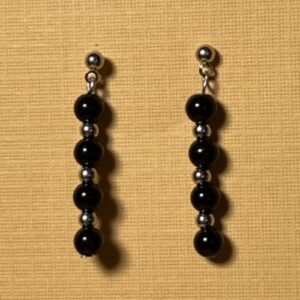 Elegant Black Onyx Earrings