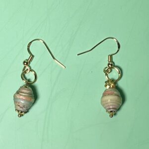 Orb Paper Bead Earrings