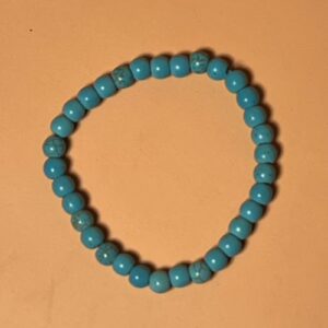 Polished Turquoise Stretch Bracelets